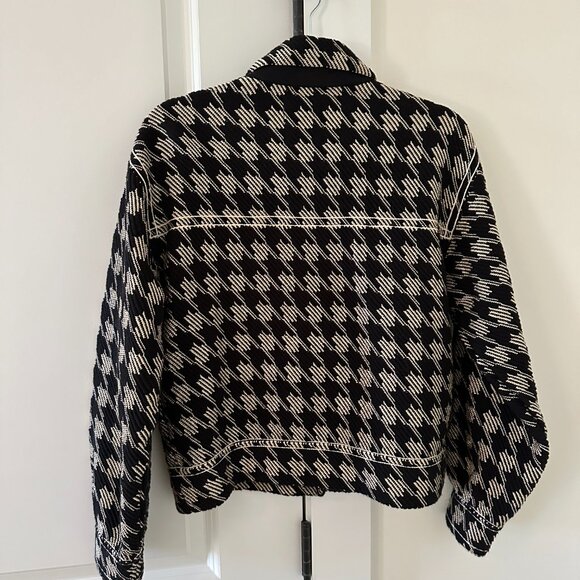 SANDRO Houndstooth Balthazar Jacket - Picture 4 of 6